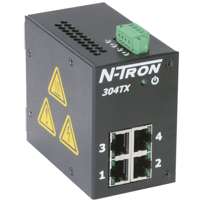 Red Lion Industrial Ethernet Switch, 304TX-N
